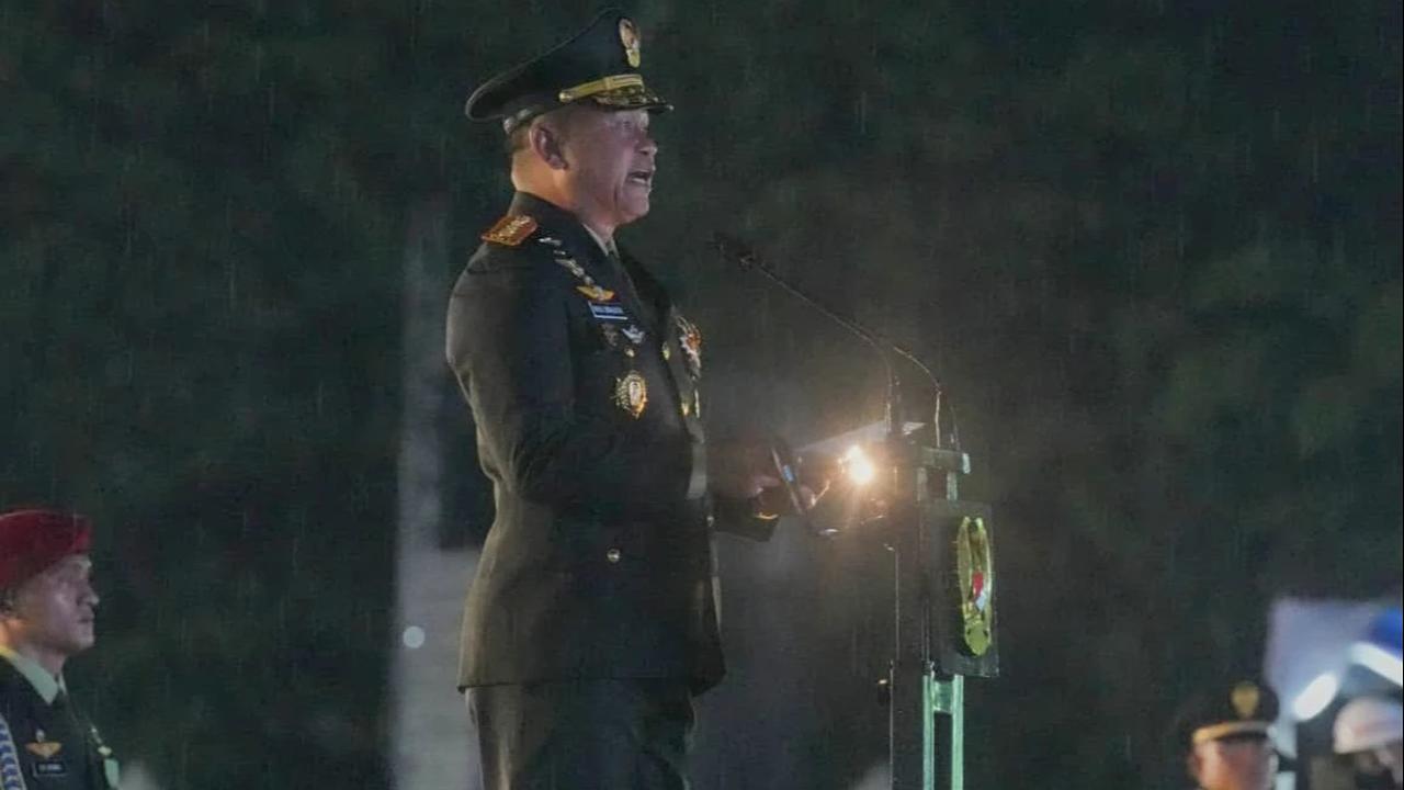 FOTO: Kasad Lantik 1202 Perwira Remaja TNI AD di Bandung