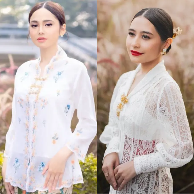 Syifa Hadju dan Prilly Latuconsina Kenakan Kebaya Putih saat Hari Kebaya Nasional