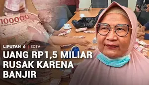 Uang Rp1,5 Miliar Rusak Gara-Gara Banjir