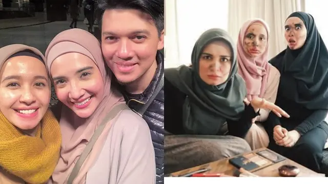 6 Potret Persahabatan Laudya Cynthia Bella dan Zaskia Sungkar, Bak Saudara Kandung