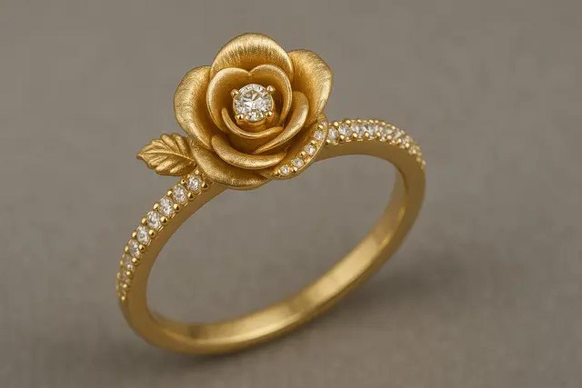 7 Model Cincin Emas Bunga Mawar Terbaru 2025, Pilihan Manis untuk Momen Istimewa