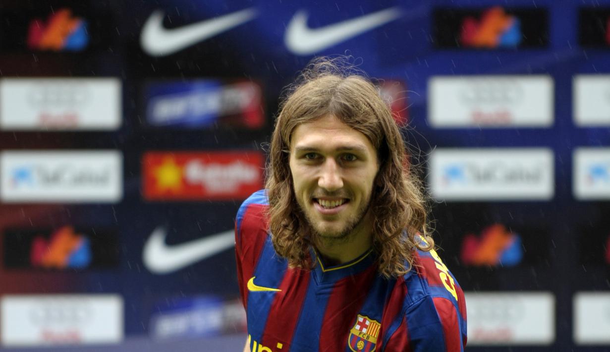 Namun Chygrynskiy gagal menunjukan penampilan apiknya bersama Barcelona. Pada akhirnya ia kembali dijual ke Shakhtar dengan biaya 15 juta euro. (AFP/Lluis Gene)