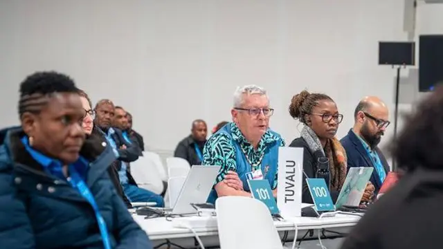 Suasana rapat persiapan jelang COP29 di Baku