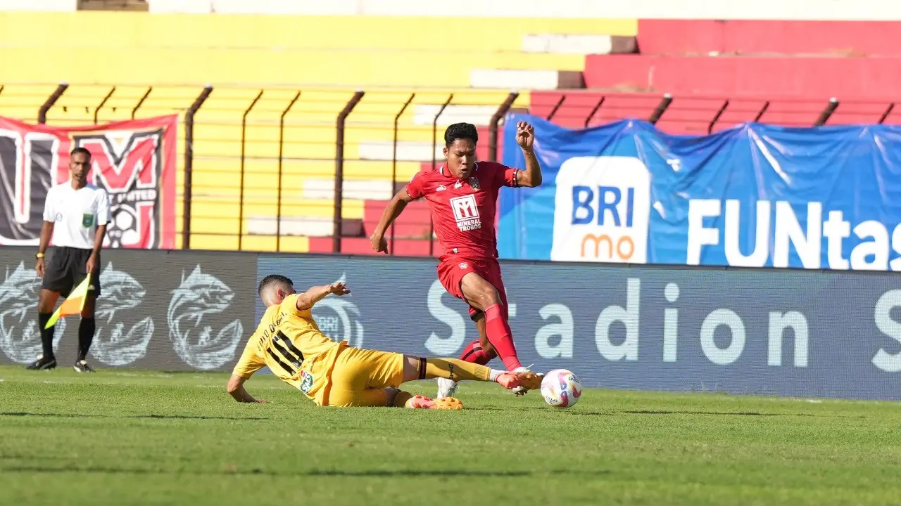 Wahyu Prasetyo - Malut United Vs Semen Padang di BRI Liga 1 2024/2025