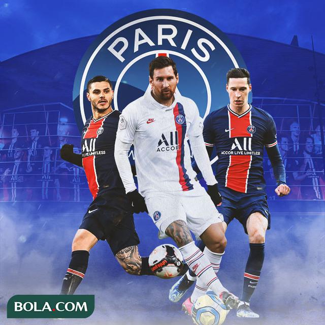 PSG - Mauro Icardi, Lionel Messi, Julian Draxler