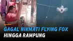 Berkali-kali bokongnya menyentuh tanah sejak awal meluncur.