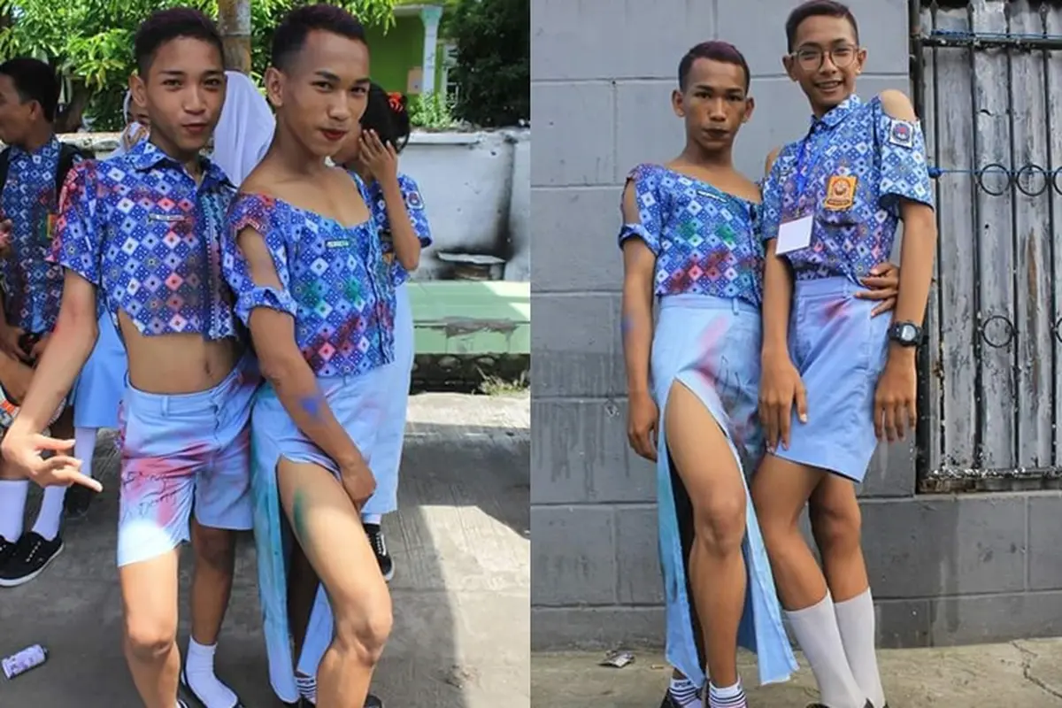 Rayakan Kelulusan, Siswa-siswa SMP Ini Bergaya Seronok