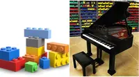 Hasil karya LEGO yang mirip dengan aslinya. (Sumber: Boredpanda)