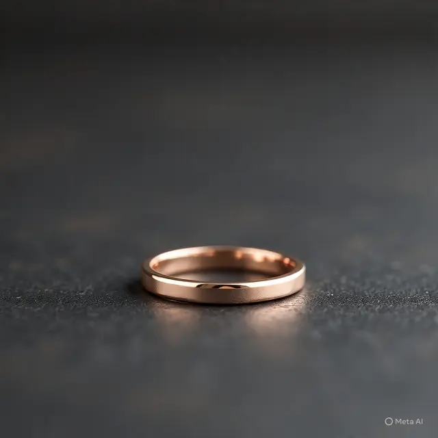 Model Cincin Emas Rose Gold