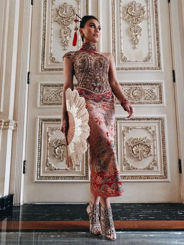 Agnez Mo dalam perayaan Imlek tahun ini (Foto: Instagram agnezmo)