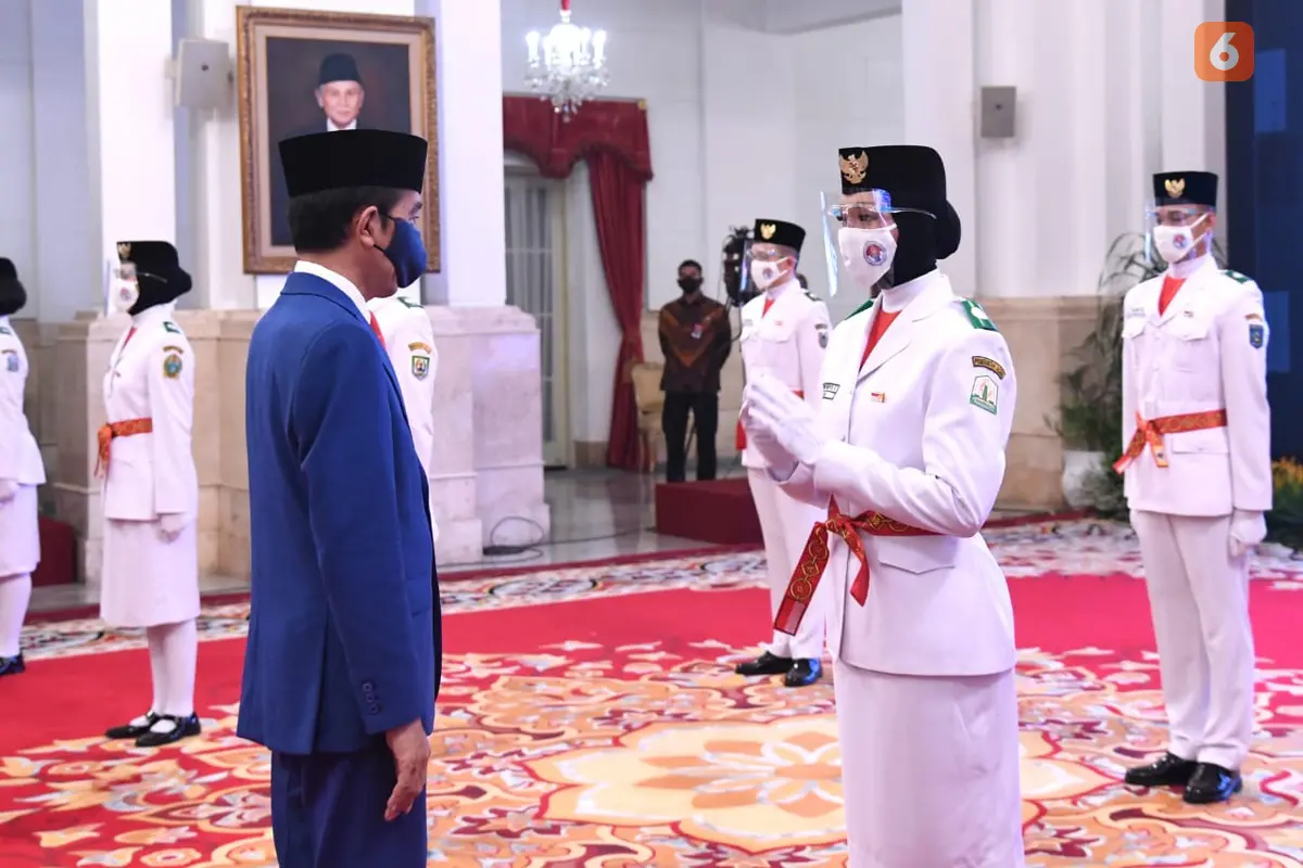 Paskibraka, Paskibraka 2020, Paskibraka Nasional 2020, Indrian Puspita Rahmadhani, HUT ke-75 RI, HUT RI ke-75