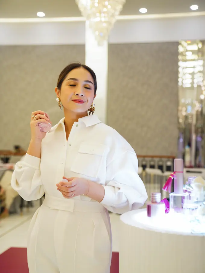 Nagita Slavina Andalkan Parfum Rp900ribuan untuk Tampil Menawan di Hari Lebaran