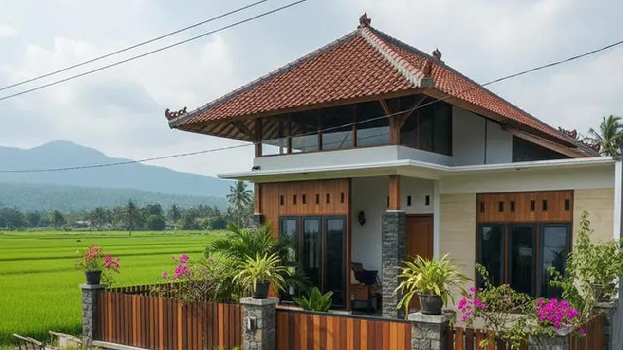 7 Model Rumah Sederhana Tapi Mewah dengan Pagar 2025 yang Cocok untuk Tinggal di Desa