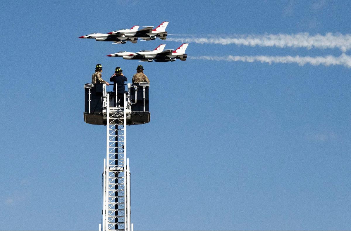 FOTO: Aksi Thunderbirds AU AS Hibur Penonton di Langit Maryland