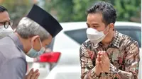 Wali Kota Solo, Gibran Rakabuming meninjau rencana peletakan batu pertama pembangunan masjid dan Islamic Centre (dok.Instagram/@gibran_rakabuming/https://www.instagram.com/p/CL9F3OaBXsx/Komarudin)