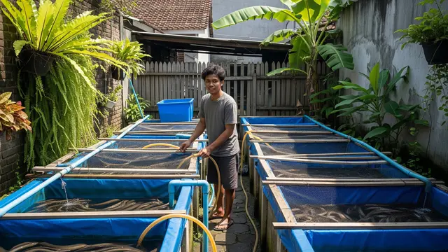 Ide Usaha Ternak Belut panen 3 Bulan untuk Anak Muda di Lahan Sempit & Modal Minim
