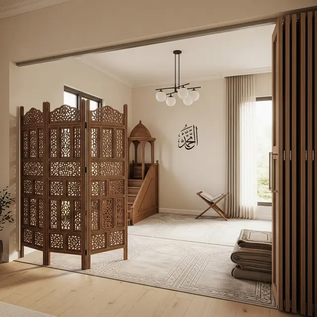 Desain Mushola di Rumah untuk 3–4 Anggota Keluarga