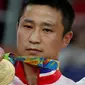 Raut Sedih Atlet Korut Terima Medali Emas, Ada Apa?  (Reuters)