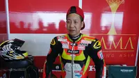 Tomoyoshi Koyama pernah bersaing dengan Marc Marquez pada balapan grand prix kelas 125cc. (Bola.com/Muhammad Wirawan Kusuma)
