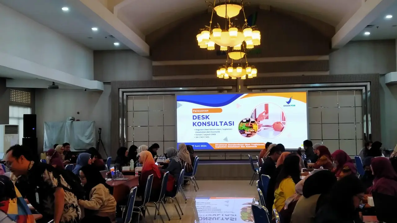 Badan Pengawas Obat dan Makanan (Badan POM) menyelenggarakan kegiatan Desk Konsultasi Regulasi yang bertempat di kantor pusat Badan POM, Jakarta (Istimewa)