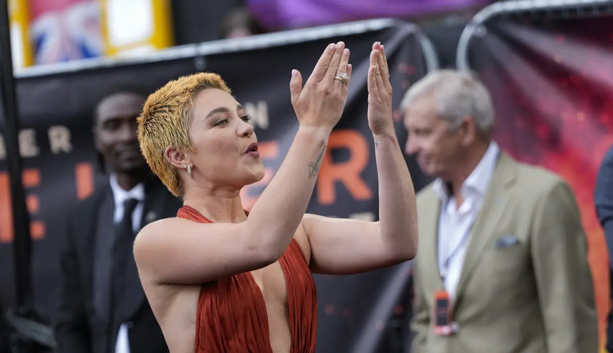<p>Aktris 27 tahun itu tidak pernah salah dalam hal fashion. (Scott Garfitt/Invision/AP)</p>