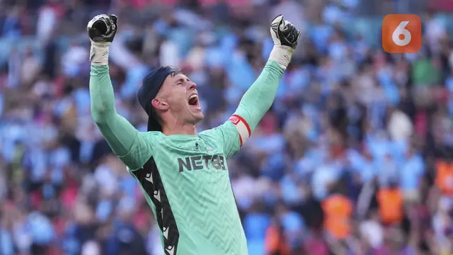 Foto: Dean Henderson Sang Pahlawan Kemenangan Crystal Palace di Final Piala FA