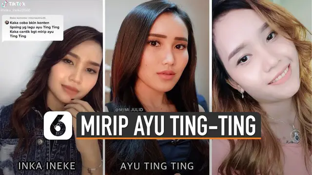 Beredar video perempuan mirip Ayu Ting-Ting viral di media sosial. Perempuan ini sedang bernyanyi lipsing di aplikasi media sosial TikTok.