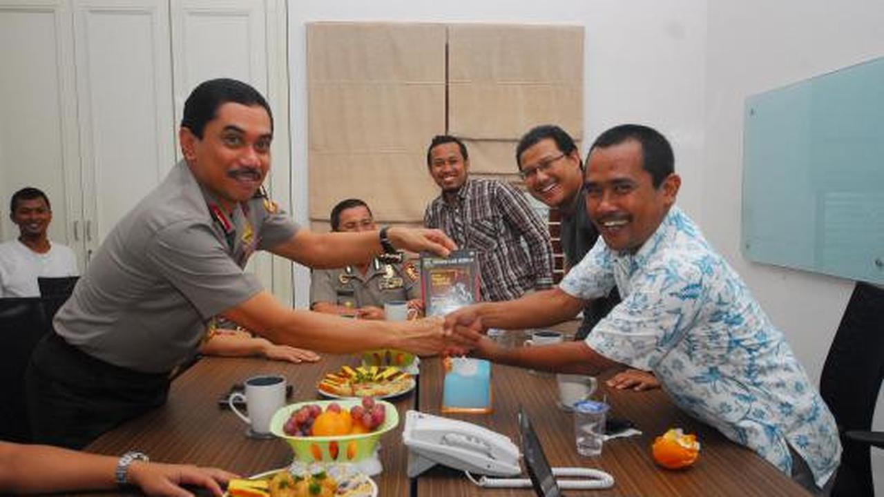 Kunjungan Tim Divisi Humas Mabes Polri ke kantor Merdeka.com