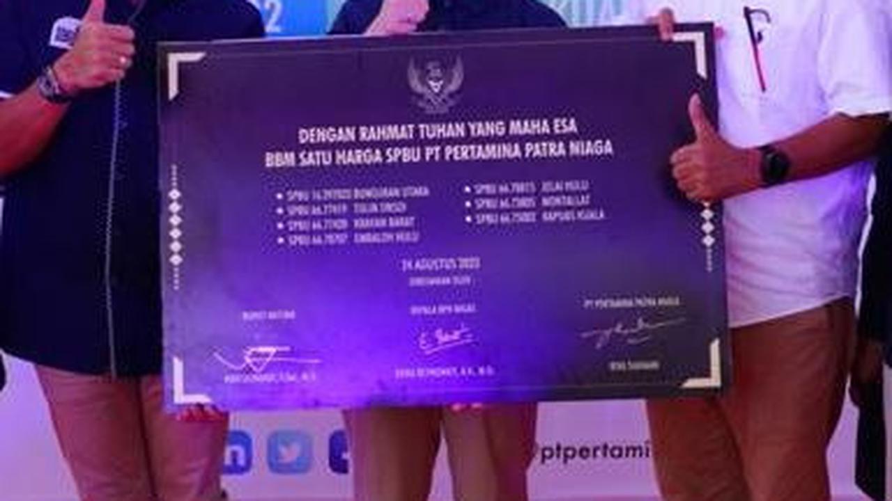 Kado HUT RI ke-78, 29 Penyalur BBM Satu Harga Wilayah 3T Diresmikan Serentak
