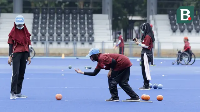Latihan Lawn Bowls Jelang Asian Para Games 2018