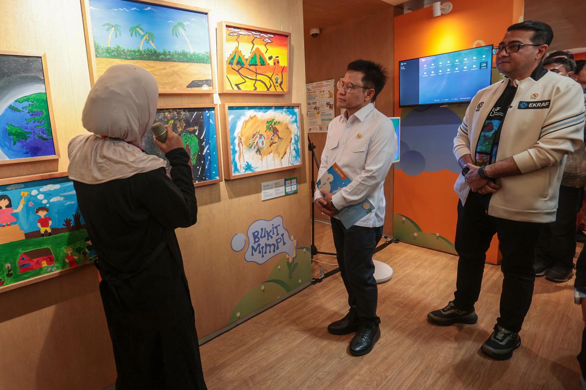 Lukisan Anak Korban Bencana Tersaji dalam Pameran Bukit Mimpi