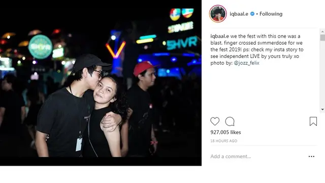 Iqbaal Ramadhan (Foto: Instagram)
