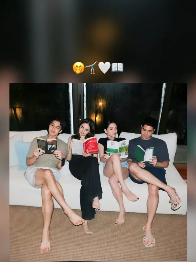 Potret Kompak Maia Estianty Liburan di Bali Bareng Anak Mantu dengan Gaya yang Tampil Modis