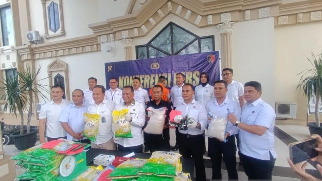 Polda Jambi Tangkap Penjual 1,4 Ton Beras Subsidi SPHP, Modus Licik Untung Ratusan Juta
