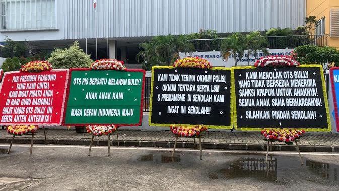Respon Polisi Usai Disindir Lewat Karangan Bunga soal Bullying di Sekolah Jakut