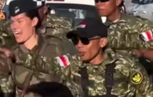Momen 'King Sparko' Kopassus Bikin Pasukan TNI & Tentara Prancis Kompak Menari Pacu Jalur yang Viral