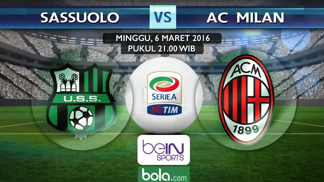 Sassuolo vs AC Milan (bola.com/Rudi Riana)
