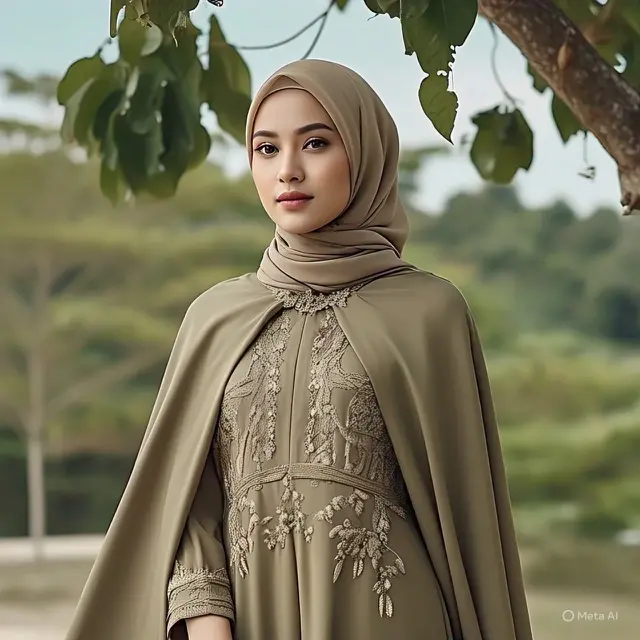 7 Model Baju Keki Gamis yang Elegan dan Anggun, Gaya Trendi Masa Kini