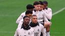 Jelang leg pertama babak 16 besar Liga Champions 2024/2025 melawan Club Atletico de Madrid, Los Blancos baru saja menderita kekalahan pada lanjutan Liga Spanyol. (Thomas COEX/AFP)
