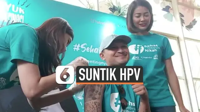 VIDEO: Cegah Kanker Serviks, Syamsir Alam Vaksinasi HPV