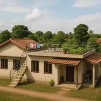 Desain Rumah Minimalis dengan 4 Kamar di Desa (Foto: ChatGPT)