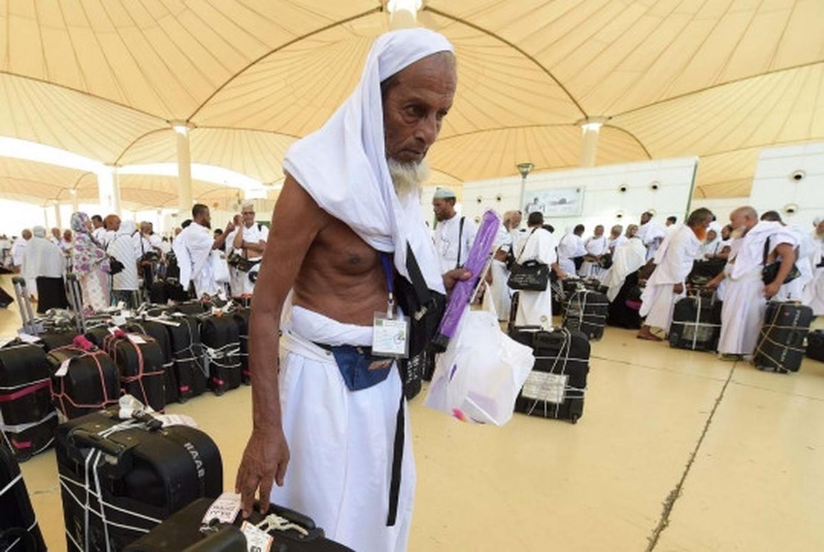 Jemaah haji mulai berdatangan di bandara Jeddah