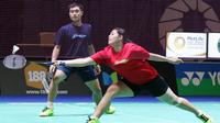 Ganda campuran Indonesia, Hafiz Faisal/Shela Devi Aulia, tak sabar menjalani laga debut di All England, Rabu (8/3/2017) waktu setempat. (PBSI)