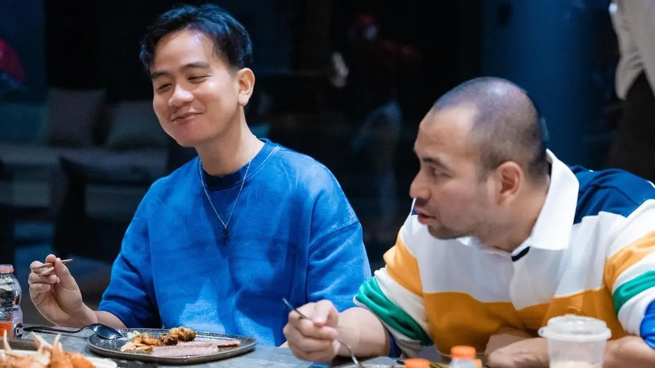 Raffi Ahmad dan Gibran Rakabuming Raka