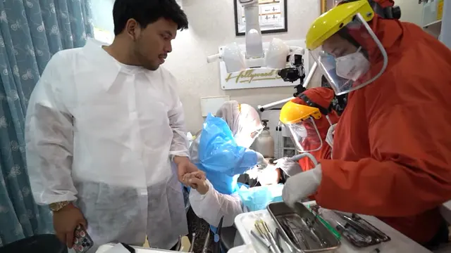 Thariq Halilintar Temani Fuji Operasi Gigi