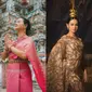 Lihat di sini tampilan anggun Andien Aisyah pakai busana tradisional Chut Thai di Bangkok.