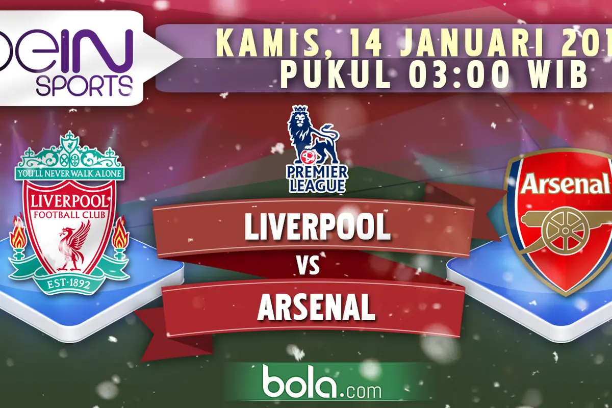 Liverpool vs Arsenal (Bola.com/Samsul hadi)