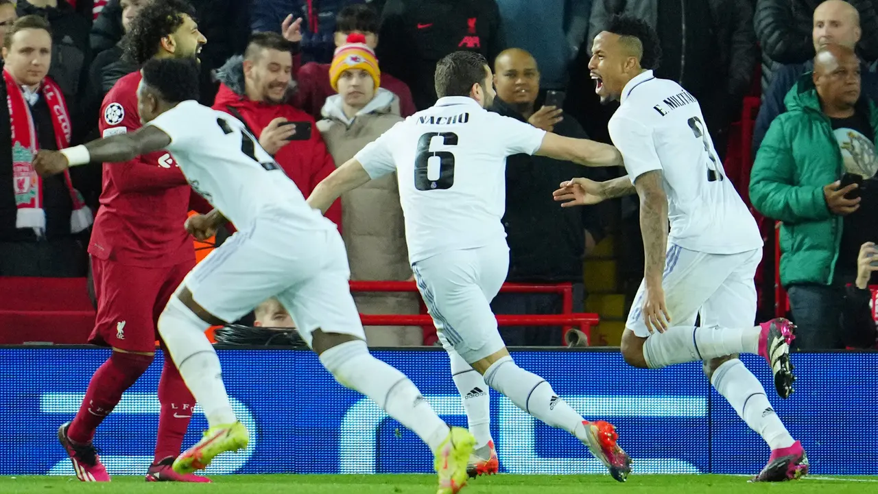 Hasil Liga Champions: Drama 7 Gol, Real Madrid Lumat Liverpool di Anfield