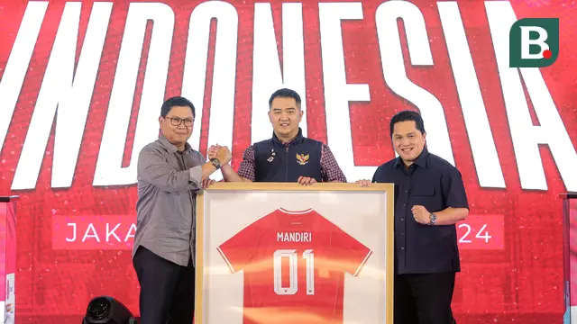 Foto: Beri Dukung Penuh Perjuangan Timnas Indonesia, Bank Mandiri Jalin Kerja Sama dengan PSSI