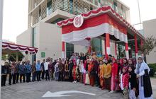 HUT ke-81 RI di KBRI Abu Dhabi Diwarnai Pakaian Adat dan Wastra Nusantara